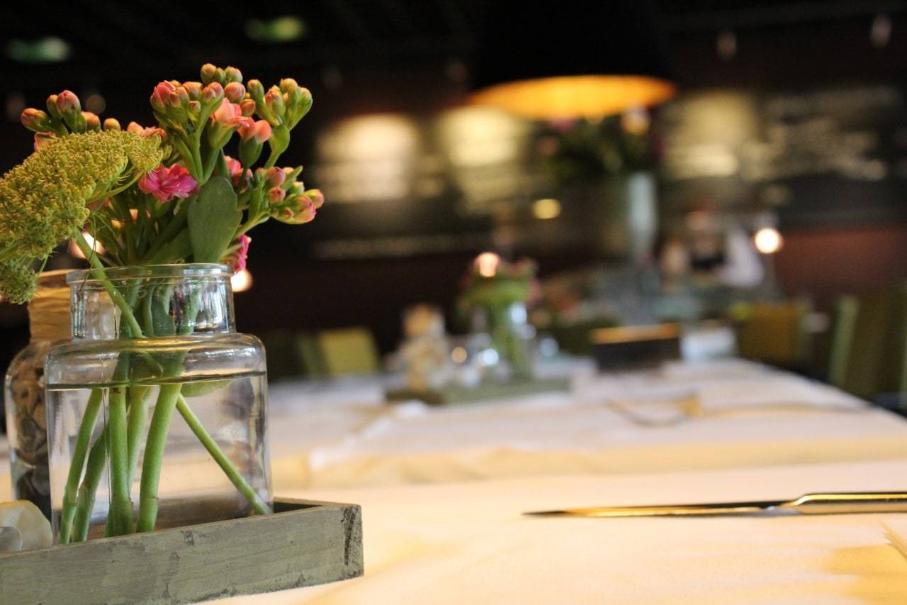Gedeckter Tisch im Restaurant